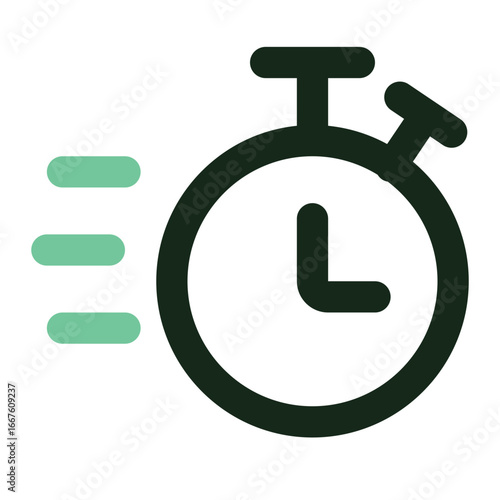 timing icon for illustration