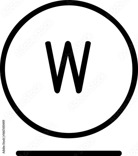 Laundry icon. Mild professional wet-cleaning