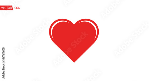 Vibrant Red Heart Symbol A Universal Emblem of Love and Affection