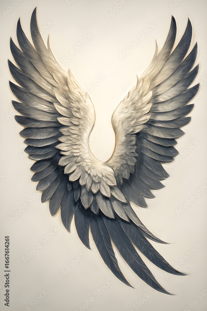 Obraz premium angel wings