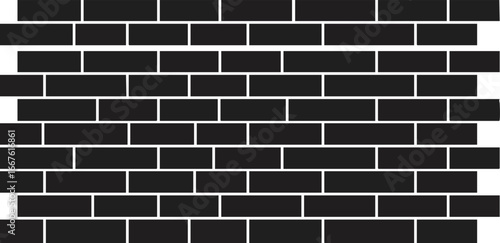 Black Brick Wall Pattern Background texture white graphic design building material construction