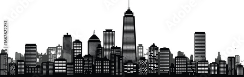 City skyline silhouette, urban cityscape view, tall buildings skyline, modern architecture cityscape, skyscrapers silhouette, downtown city view, metropolitan skyline panorama