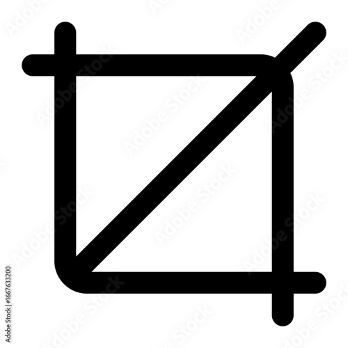crop icon for illustration