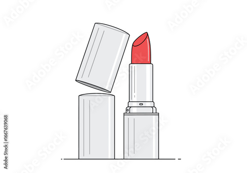 Innovative lipstick design with a unique twist for enhanced makeup application experiences