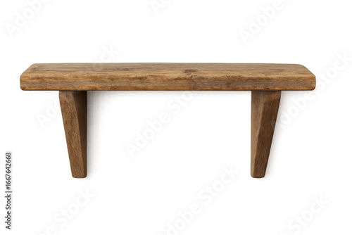 Wallpaper Mural Empty wooden shelf floating on transparent background Torontodigital.ca