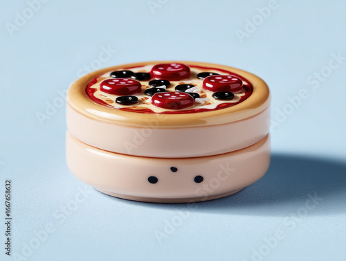 Miniature or cartoon-style ...