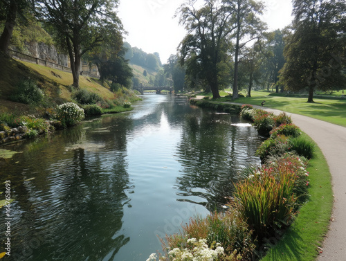 Landscape or estate scene o...