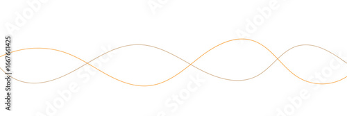 Thin line wavy background. Abstract black lines wave curve motion on white background vector
