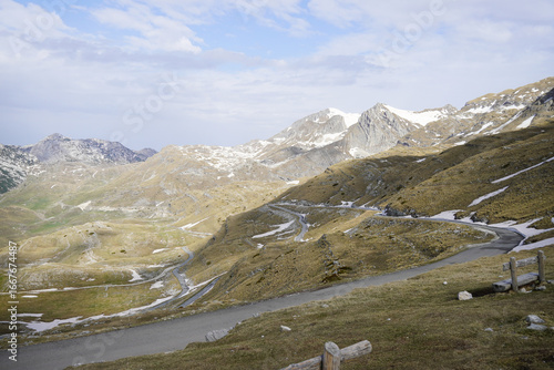 Scenic View of Rocky Peaks in the Balkans