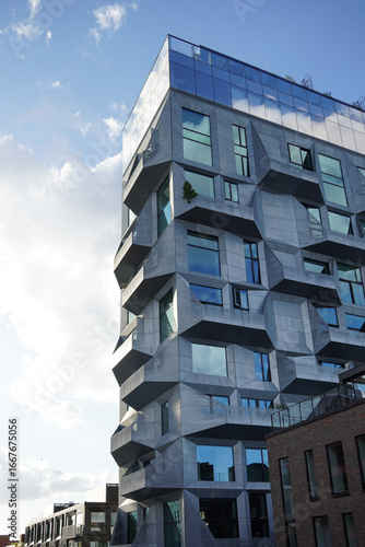 modern architecture of Copenhagen, business office building