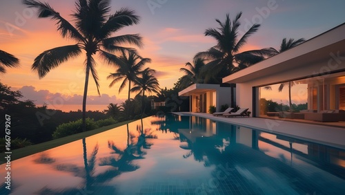 Luxury Modern Villa with Swimming Pool     Wide Format