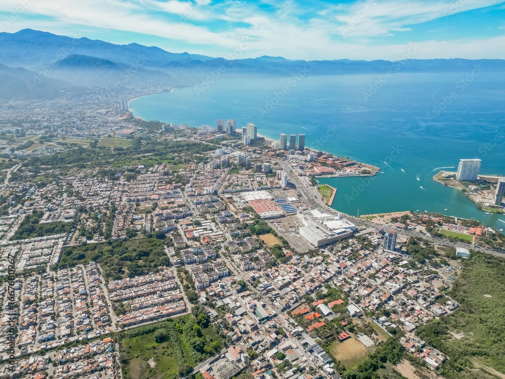 Fototapeta premium PUERTO VALLARTA AÉREA