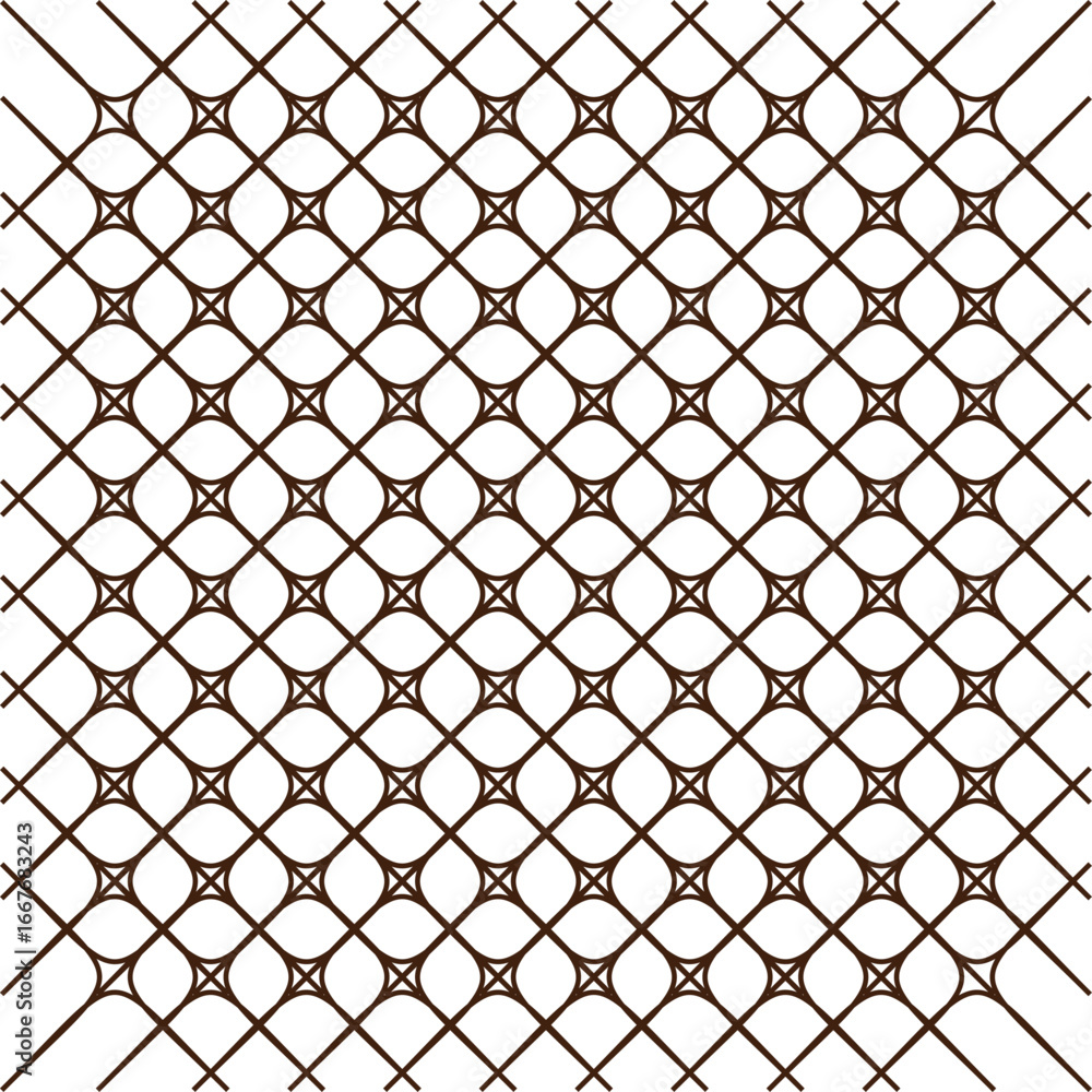 Naklejka premium A seamless chain-link fence pattern of vintage galvanized metal mesh with a barbed wire border on a blue background