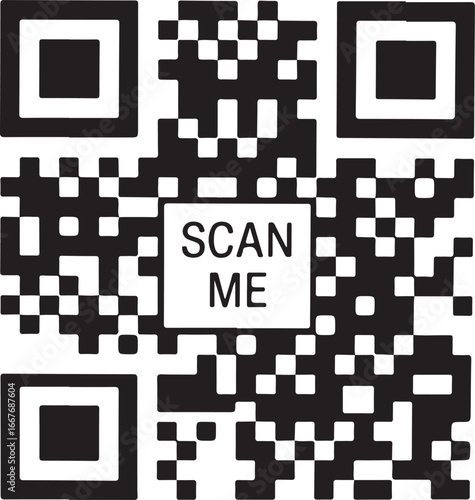 A placeholder QR code