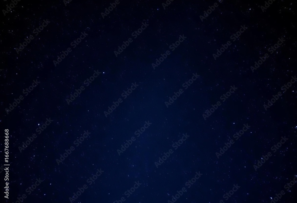 Fototapeta premium Vast, dark blue night sky speckled with countless, shimmering stars, abstract, deep