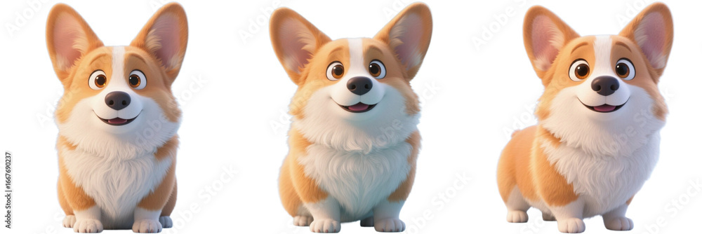 Obraz premium コーギー 犬 動物 生き物