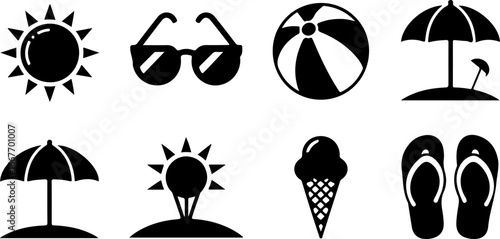 Summer Vibes Icon Set