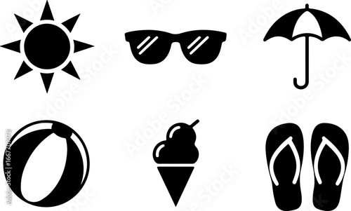 Summer Vibes Icon Set