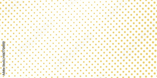 Gold confetti star seamless pattern. Yellow spark repeated wallpaper. Golden glitter sparkle repeating background. Vector celebration modern