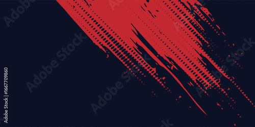 Black and red abstract grunge background with halftone style modern arts sport background abstract vector eps10