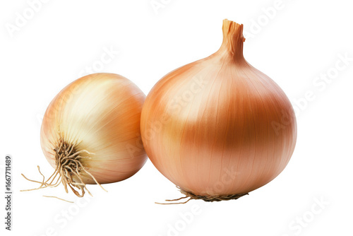 Wallpaper Mural Two fresh brown onions, culinary ingredient, cooking vegetable, food staple, healthy eating, produce isolated on transparent background Torontodigital.ca