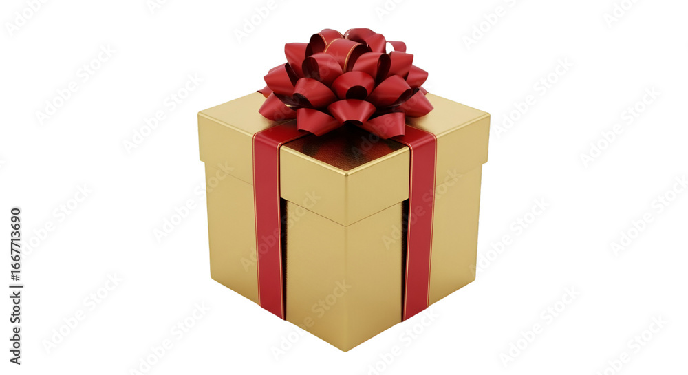 Obraz premium red gift box