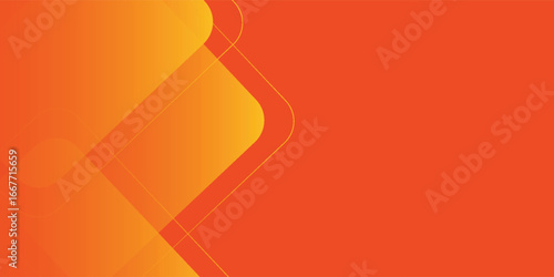 bstract orange and yellow geometric background. Modern concept vector eps10