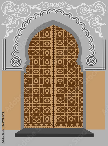 Morocan template doors traditional