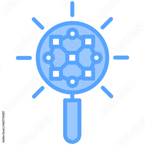 Pattern Recognition Glyph Icon