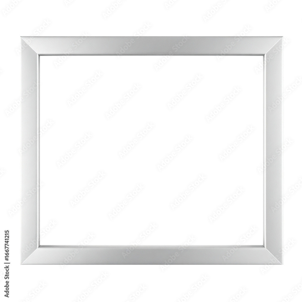 Obraz premium white photo frame transparent background