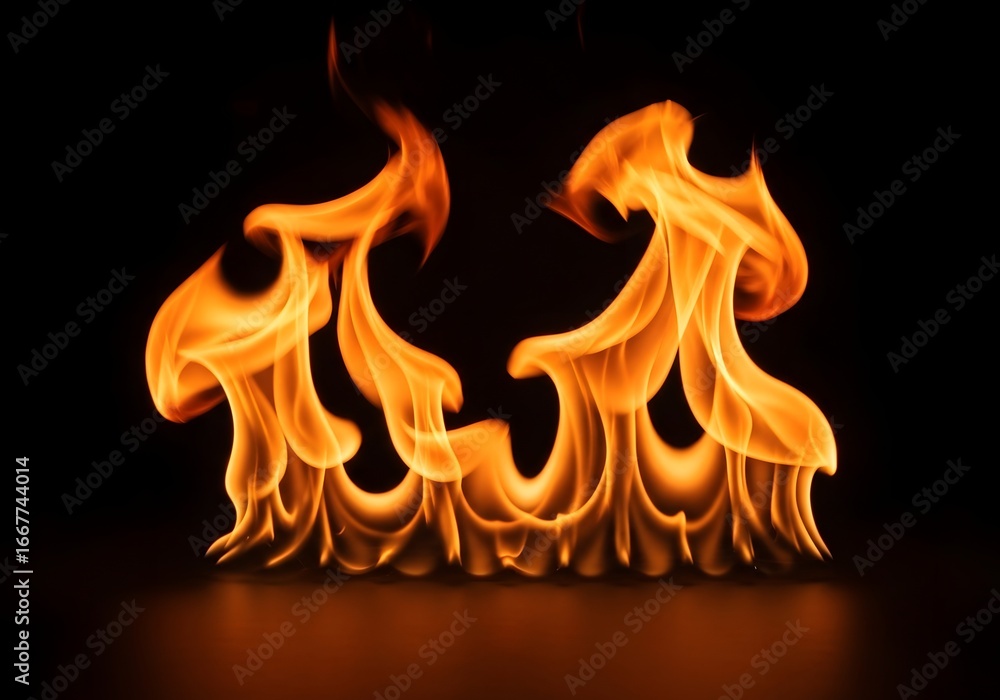 custom made wallpaper toronto digitalVibrant dancing flames against a dark backdrop creating a stunning visual of heat and energy