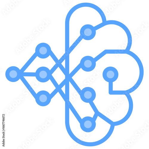 Neural Networks Glyph Icon