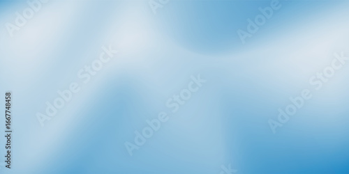 Winter Blue Gradient Background. Christmas blue white snowy landscape bg. Fluid wave soft transitions. vector eps10