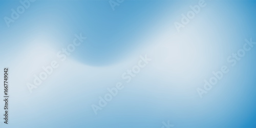 Winter Blue Gradient Background. Christmas blue white snowy landscape bg. Fluid wave soft transitions. vector eps10