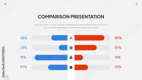 Comparison Analysis Report Infographics