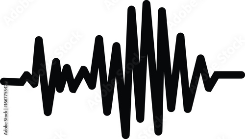 Earthquake icon, black and outline vector collection of disaster, cracked seismic wave, Richter scale, warning sign, nature hazard, emergency and safety symbols