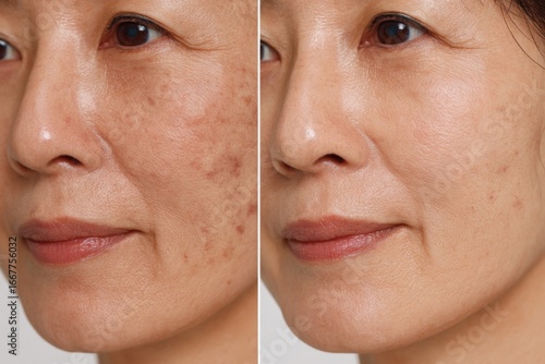 美容整形のビフォーアフターのイメージ