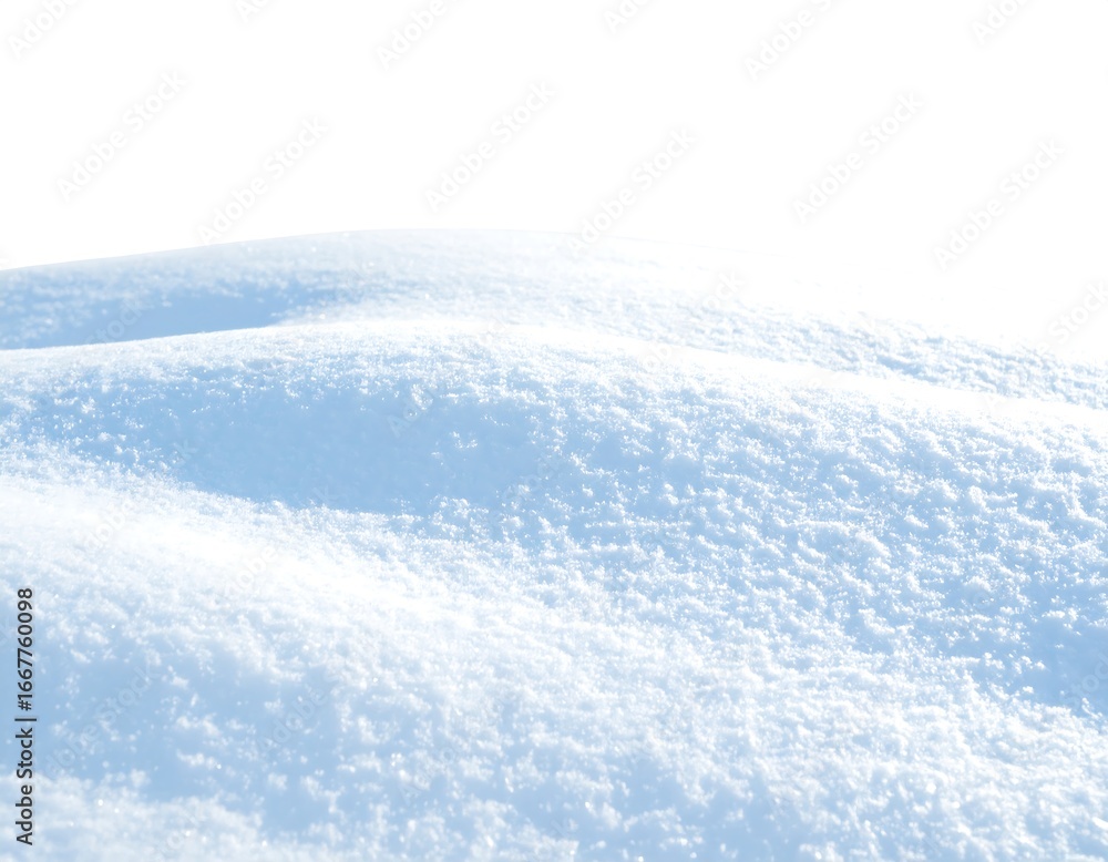 Obraz premium Snowy landscape close-up
