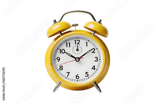 Wallpaper Mural Yellow alarm clock with clear face bells with Generated AI  Torontodigital.ca
