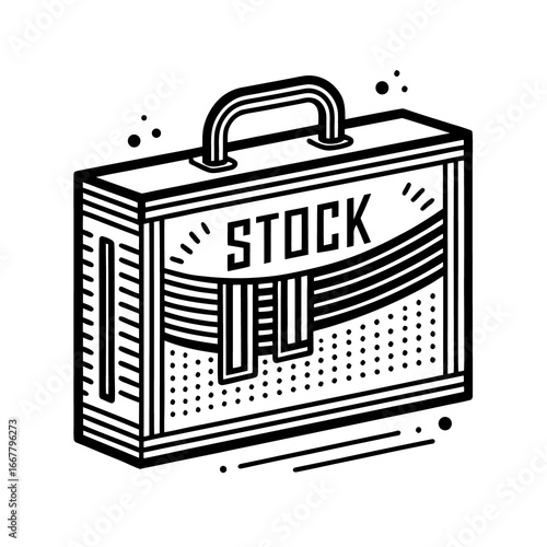Vector illustration of black plastic and leather bags on black and white background