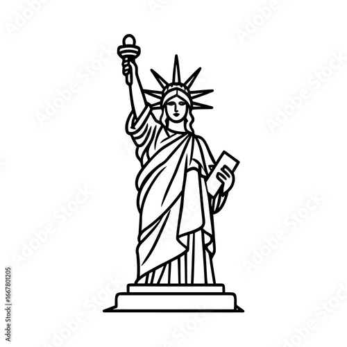 A retro bronze sculpture of the Lady Justice symbol with scales and a sword, an antique figurine of a goddess symbolizing balance and law
