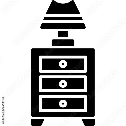 Bedside Table Icon