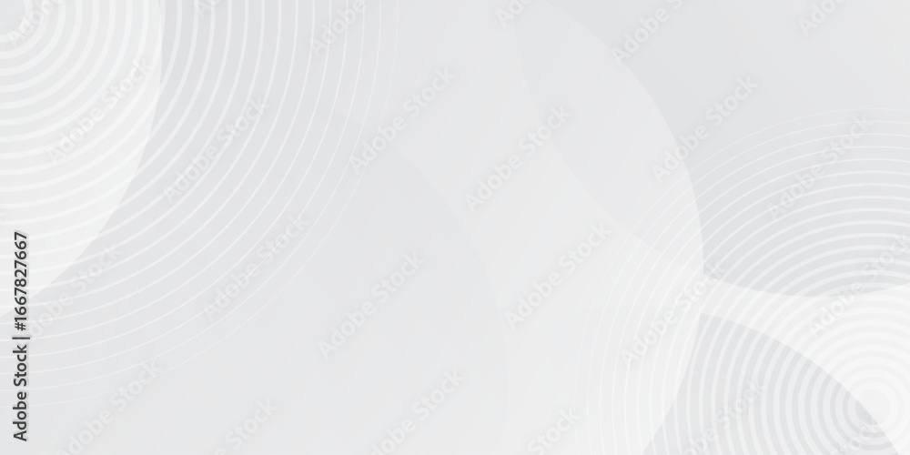 Fototapeta premium White geometric abstract background with overlapping layers in a bright space with line effect decoration. Modern graphic design element for banners. Eps10