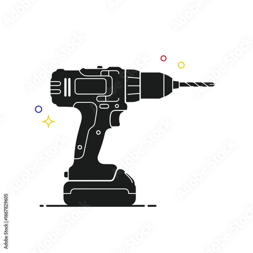 Powerful Cordless Electric Drill for Home Improvement and DIY Projects