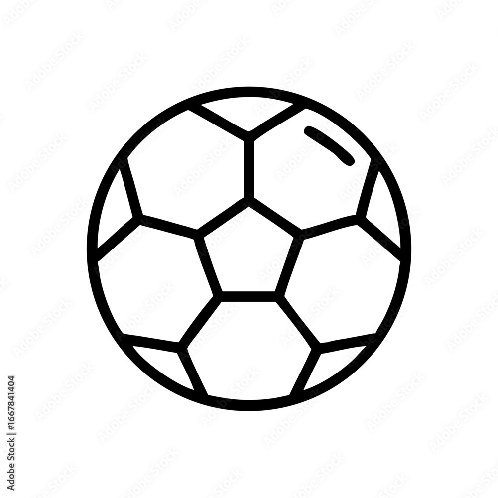 Fototapeta premium Soccer Ball Icon