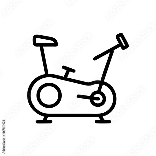 Stationary Bike Icon