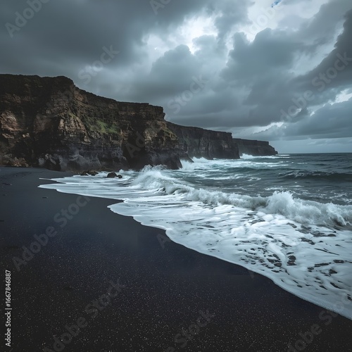 Volcanic Black Sand Beach