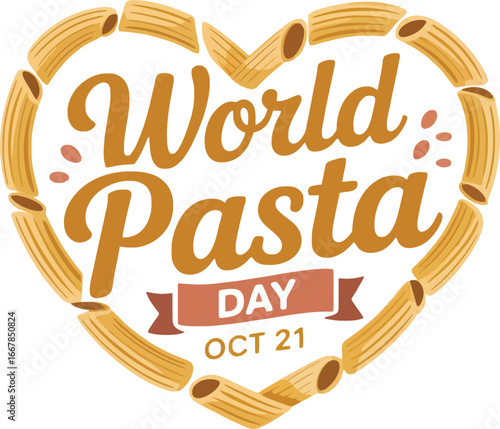 Celebrate World Pasta Day with a Heart-Shaped Pasta Design on October 21st
