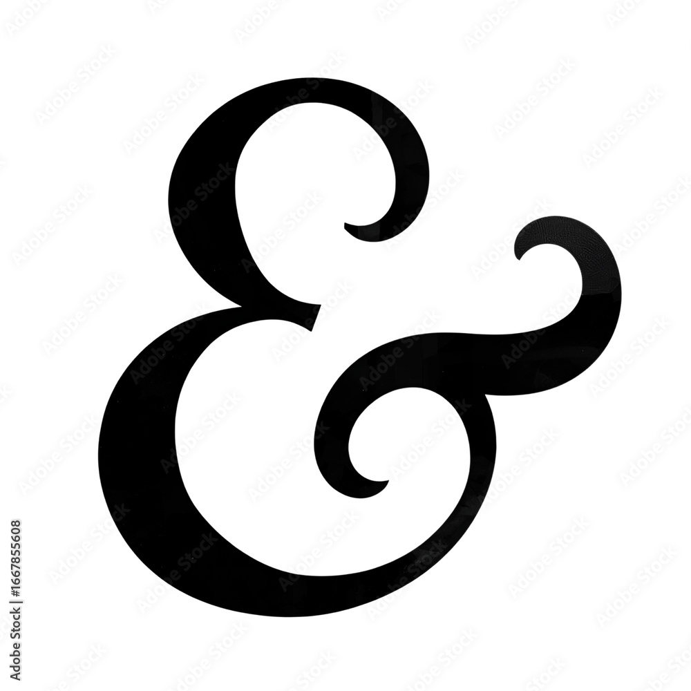 Naklejka premium & or and sign, ampersand. png transparent background 