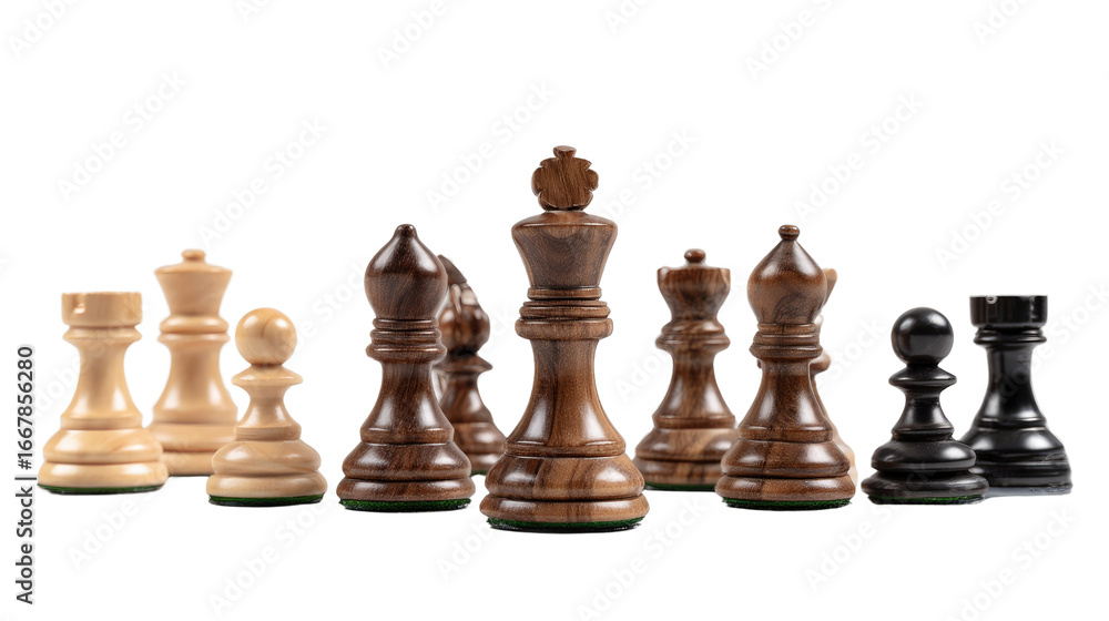 Strategic Lineup: A focused shot of a chess set, pieces arranged, ready for a tactical game. This image embodies strategy, competition, and intellectual pursuit, making it an intriguing visual. Strategic Lineup: A focused shot of a chess set, pieces arranged, ready for a tactical game. This image embodies strategy, competition, and intellectual pursuit, making it an intriguing visual.